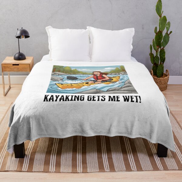 Item preview, Kayaking gets me wet! designed and sold by NicMacTees.