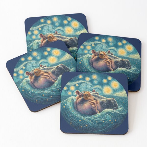Item preview, Hippo Art #18 | Hippo Lovers designed and sold by ksgraphics222.