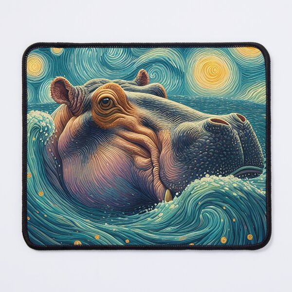 Item preview, Hippo Art #18 | Hippo Lovers designed and sold by ksgraphics222.