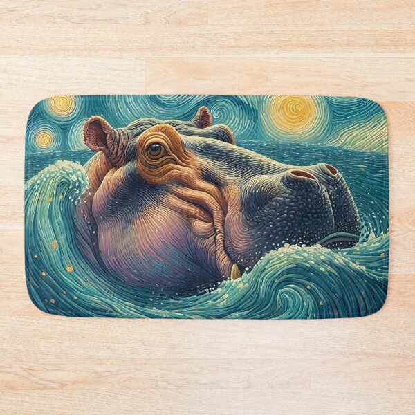 Item preview, Hippo Art #18 | Hippo Lovers designed and sold by ksgraphics222.
