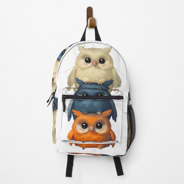 Item preview, Charming Anime-Style Owls Stacked designed and sold by jasperDesigns.