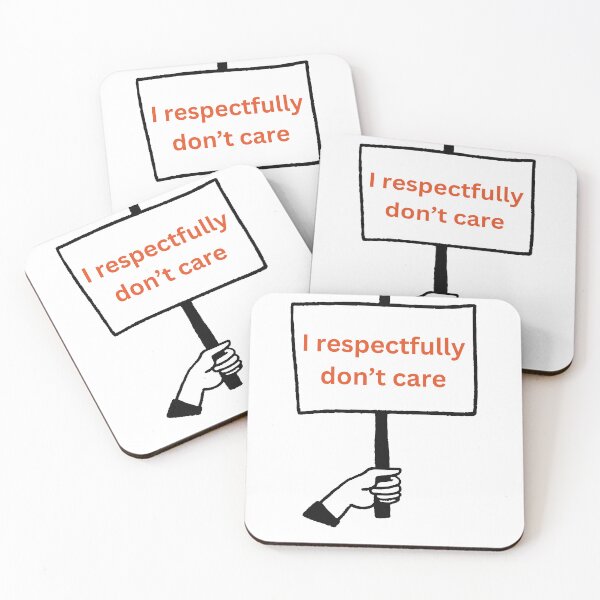 Item preview, I respectfully don’t care  designed and sold by Chic Palette .
