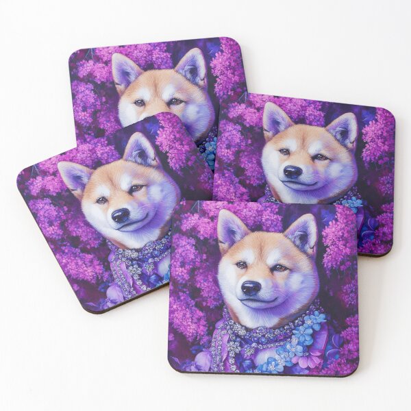 Item preview, Shiba And Jacaranda designed and sold by Nocturne  Paws.