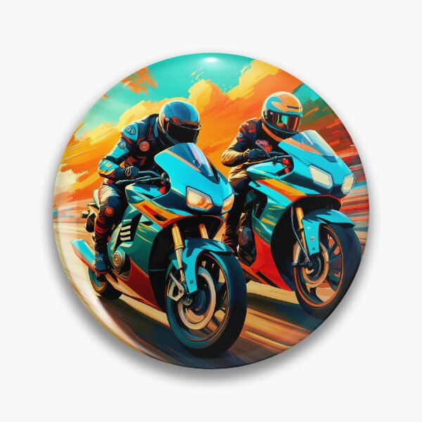 Item preview, Pop Art of Superbike V's Superbike Motorcycle Racing designed and sold by Ink Art Design.