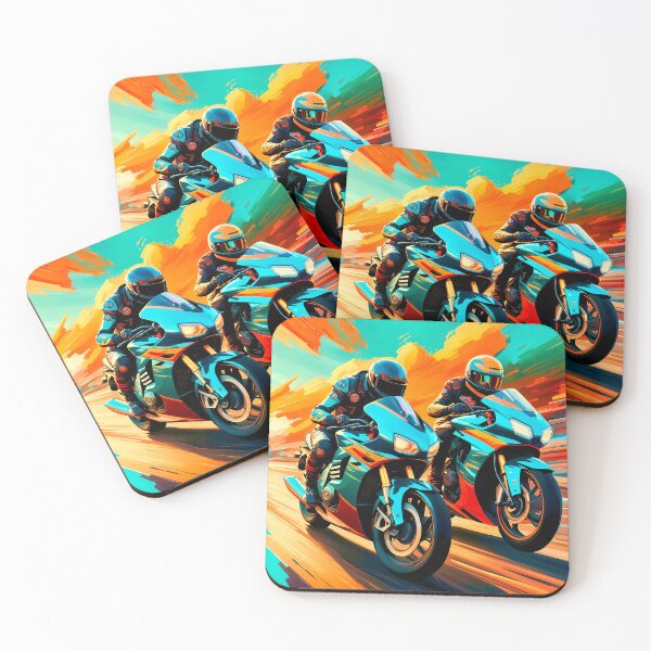 Item preview, Pop Art of Superbike V's Superbike Motorcycle Racing designed and sold by Ink Art Design.