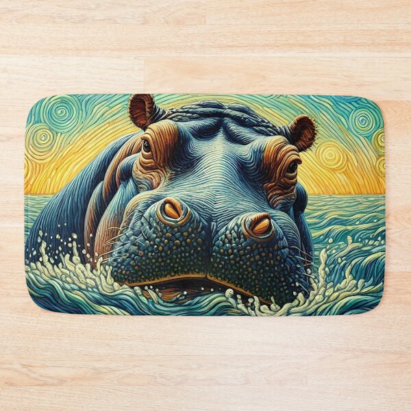 Item preview, Hippo Art #19 | Hippo Lovers designed and sold by ksgraphics222.