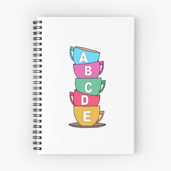 Item preview, a b c d e cup designed and sold by designing01Ar3.