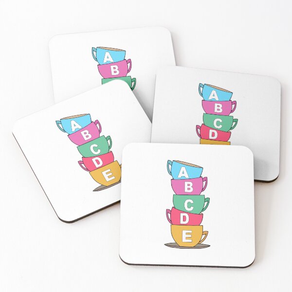 Item preview, a b c d e cup designed and sold by designing01Ar3.