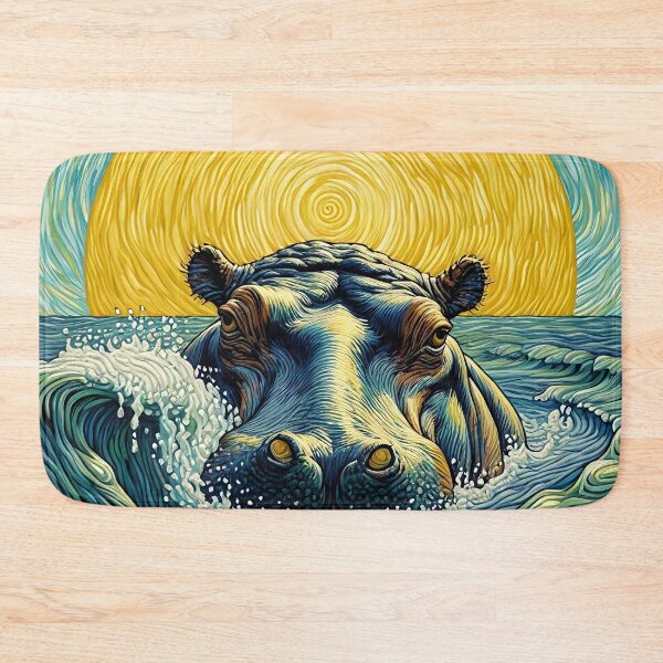 Item preview, Hippo Art #20 | Hippo Lovers designed and sold by ksgraphics222.