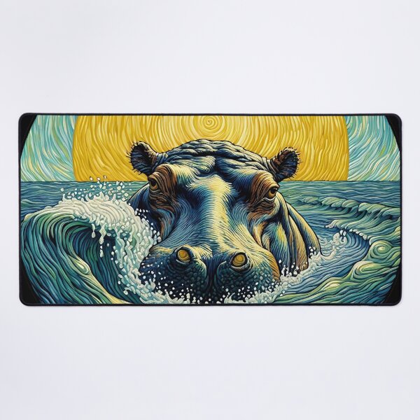 Item preview, Hippo Art #20 | Hippo Lovers designed and sold by ksgraphics222.