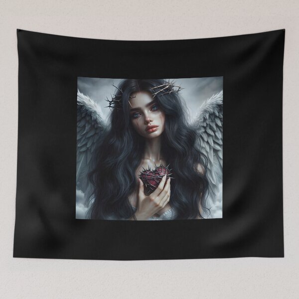 Item preview, The Gothic Angle with a heart designed and sold by ValewithanE.