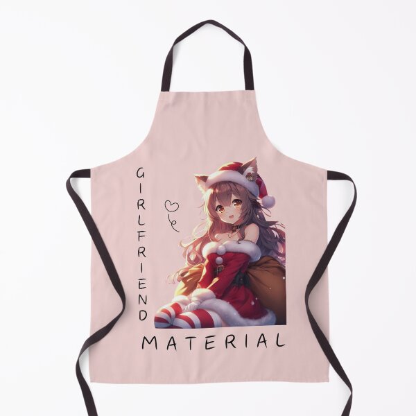 Item preview, Anime Cute Girlfriend Material chick Christmas Theme (silvergoldvisionary)   designed and sold by SGVisionary.