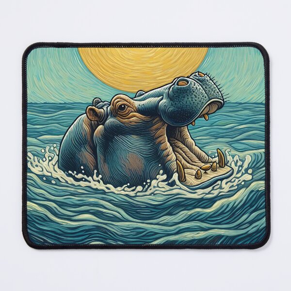 Item preview, Hippo Art #21 | Hippo Lovers designed and sold by ksgraphics222.