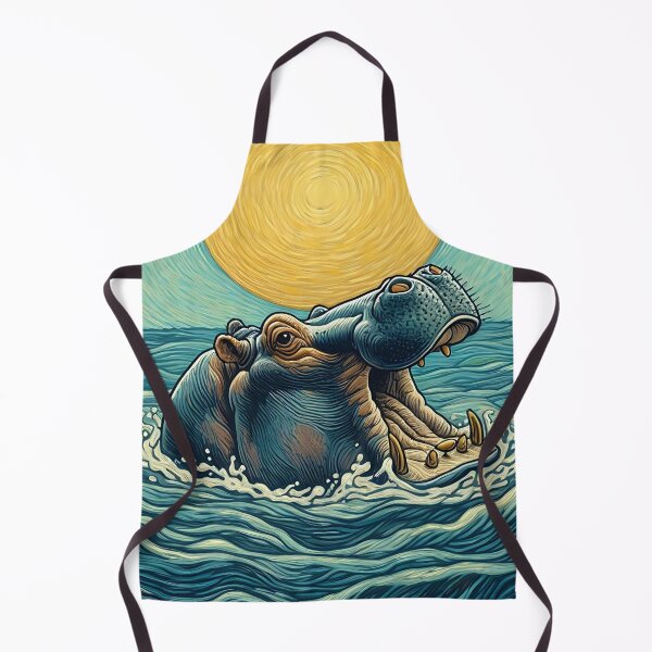 Item preview, Hippo Art #21 | Hippo Lovers designed and sold by ksgraphics222.