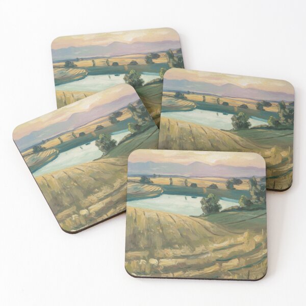 Item preview, Idyllic French Countryside Landscape at Dawn. Art By Carraann  designed and sold by CARRAANN.