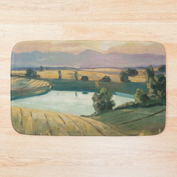 Item preview, Idyllic French Countryside Landscape at Dawn. Art By Carraann  designed and sold by CARRAANN.