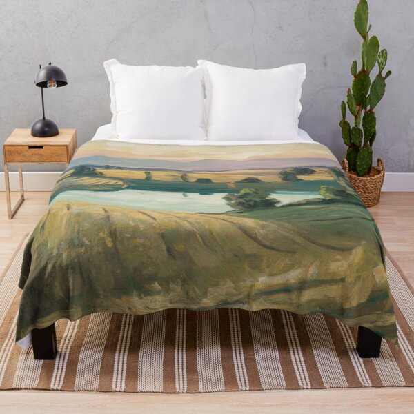 Item preview, Idyllic French Countryside Landscape at Dawn. Art By Carraann designed and sold by CARRAANN.