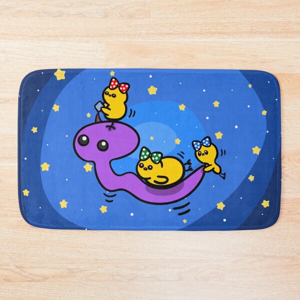 Item preview, Space chicks swimming through space on aliens designed and sold by Demeka-chan.
