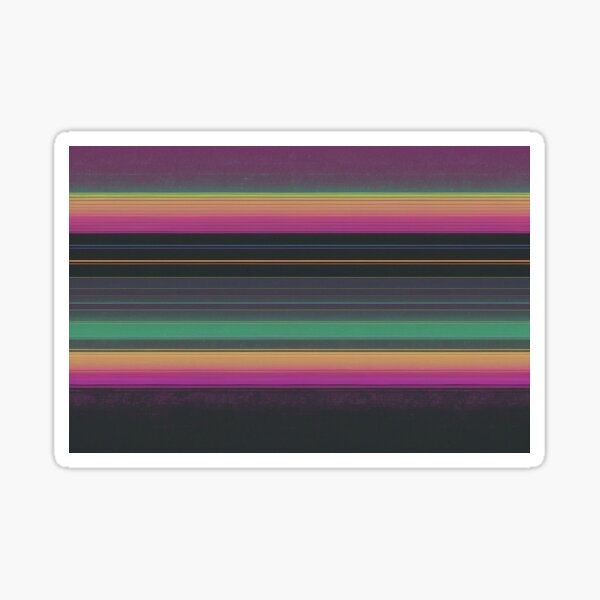 Glitch Flag Sticker