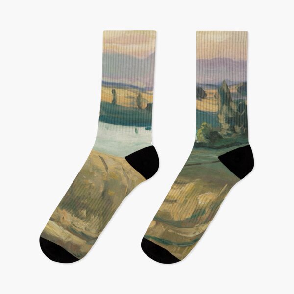 Item preview, Idyllic French Countryside Landscape at Dawn. Art By Carraann  designed and sold by CARRAANN.