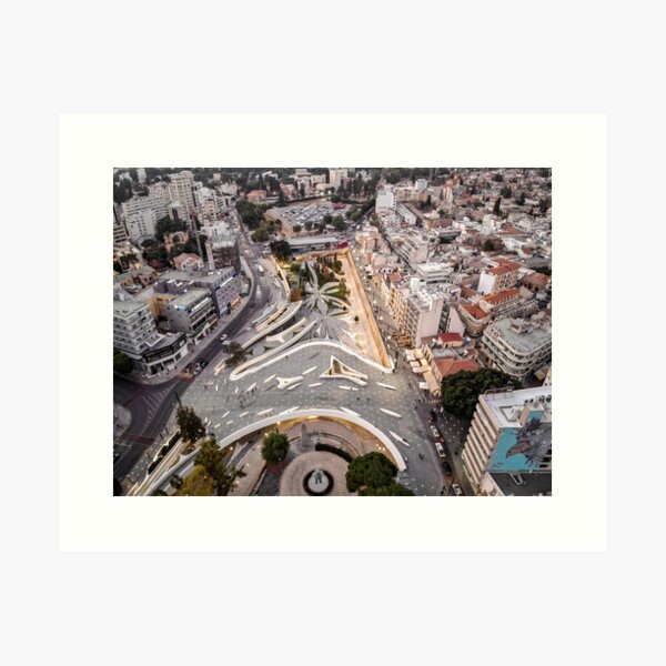 Nicosia - Abstract shapes in the city Art Print