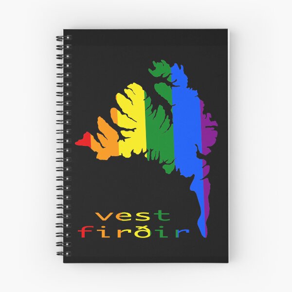 Item preview, Rainbow mAps -  Vestfirðir designed and sold by Mirrafoto.