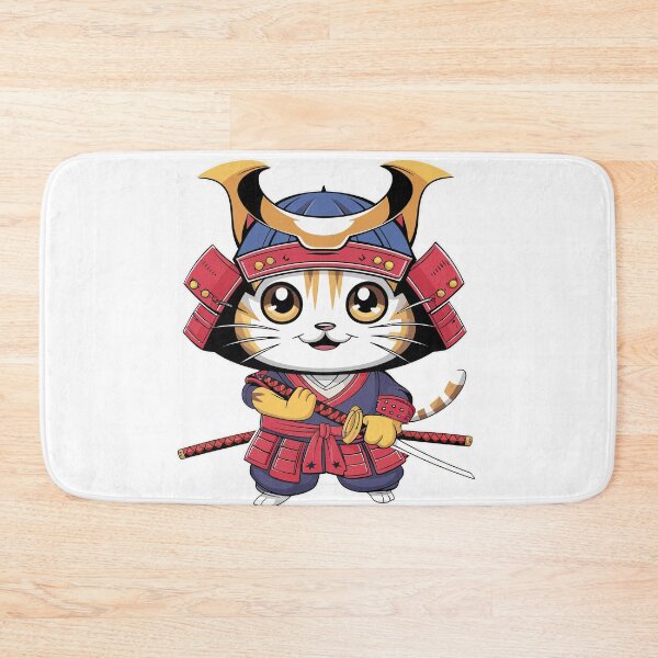Item preview, samurai cat designed and sold by feelmydance.