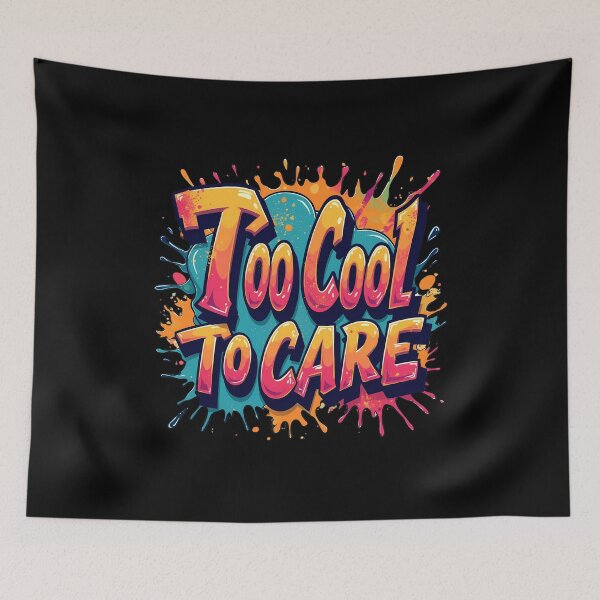 Item preview, Too Cool to Care - Y2K Indie Sleaze Vibe designed and sold by MotivaChic.