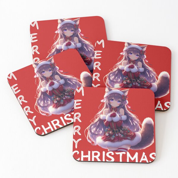 Item preview, Anime Cute Girlfriend Waifu Material chick Christmas Theme (silvergoldvisionary)   designed and sold by SGVisionary.