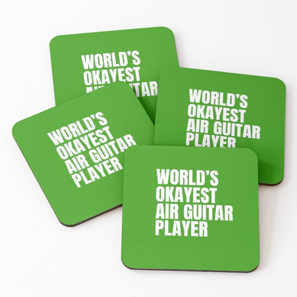 Item preview, World's Okayest Air Guitar Player - White designed and sold by Cutsandsparks.