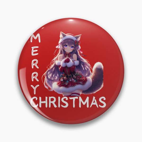 Item preview, Anime Cute Girlfriend Waifu Material chick Christmas Theme (silvergoldvisionary)   designed and sold by SGVisionary.