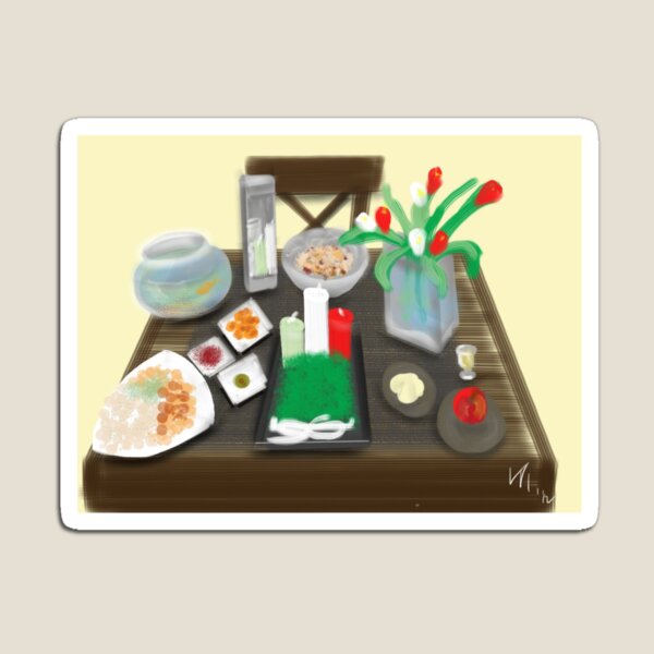 Happy Nowruz Happy New Year Magnet