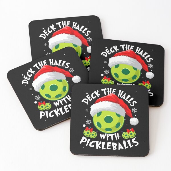 Item preview, Deck The Halls With Pickleballs Funny designed and sold by BloomMarch.