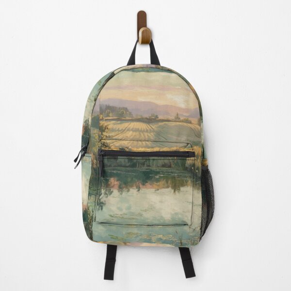 Item preview, French Countryside Idylic Landscape at Dawn. Art By Carraann designed and sold by CARRAANN.