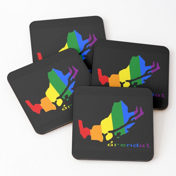 Item preview, Rainbow mAps -  Arendal designed and sold by Mirrafoto.