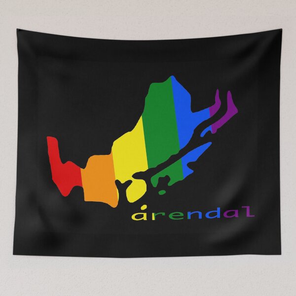 Item preview, Rainbow mAps -  Arendal designed and sold by Mirrafoto.