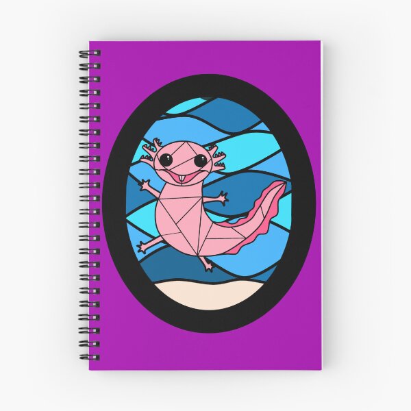 Artikelvorschau, Axolotl Cutie aus Buntglas entworfen und verkauft von JuliaEnchanted.