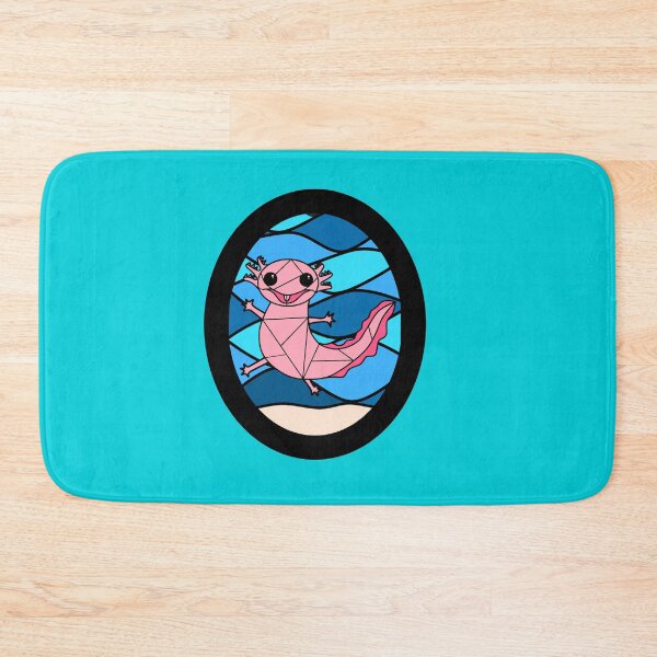 Item preview, Stained Glass Axolotl Cutie  designed and sold by JuliaEnchanted.