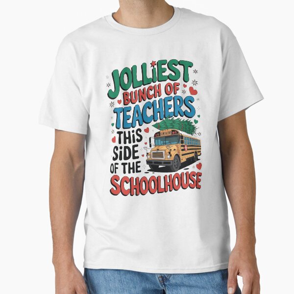 Item preview, Xmas Jolliest Bunch of Teachers This Side Of The Schoolhouse designed and sold by luannsemmsobre.