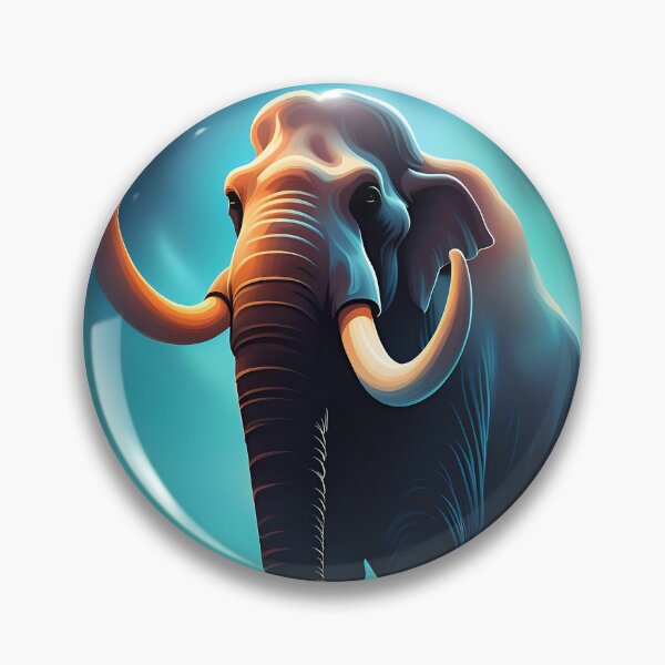Item preview, Cool mammoth and a human designed and sold by Purr95.