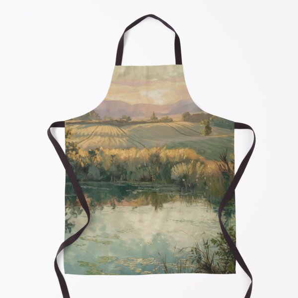 Item preview, French Countryside Idylic Landscape at Dawn. Art By Carraann designed and sold by CARRAANN.