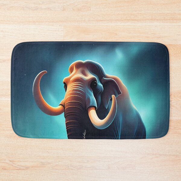 Item preview, Cool mammoth and a human designed and sold by Purr95.