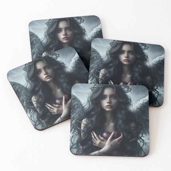 Item preview, The sad gothic angel designed and sold by ValewithanE.