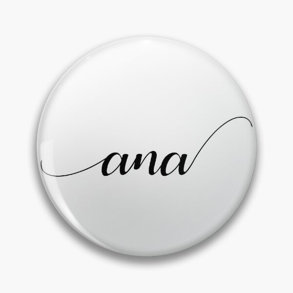 Item preview, Ana - Custom name on delicate black cursive font designed and sold by To the Lua.