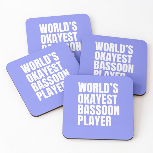 Item preview, World's Okayest Bassoon Player - White designed and sold by Cutsandsparks.