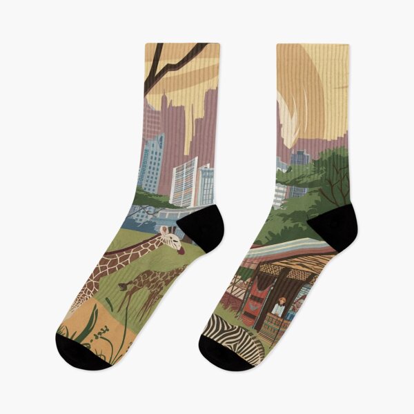 Item preview, Nairobi Vintage Travel Poster designed and sold by TravelerRat.