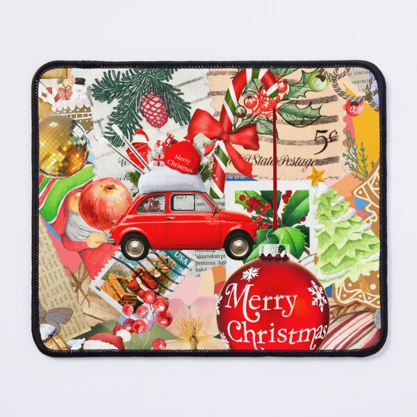 Item preview, Collage Christmas retro grinch elf designed and sold by NadiTrends.