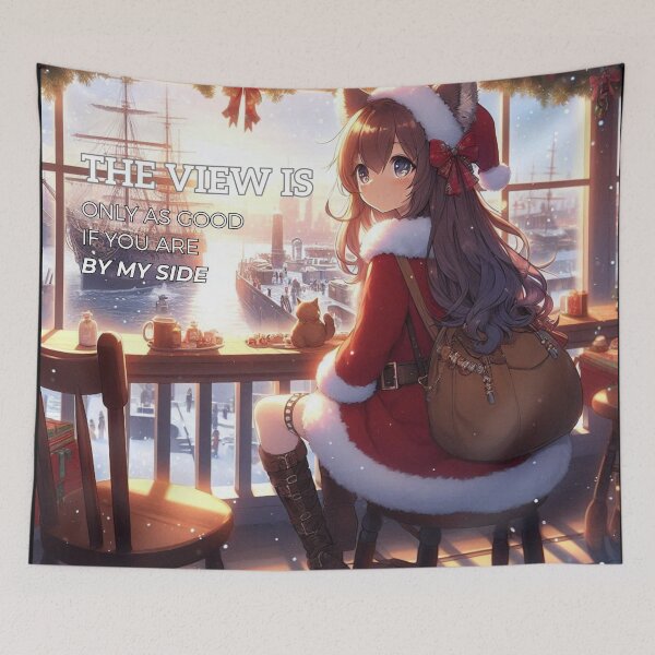 Item preview, Anime Cute Girlfriend Waifu Material chick Christmas Theme (silvergoldvisionary)   designed and sold by SGVisionary.