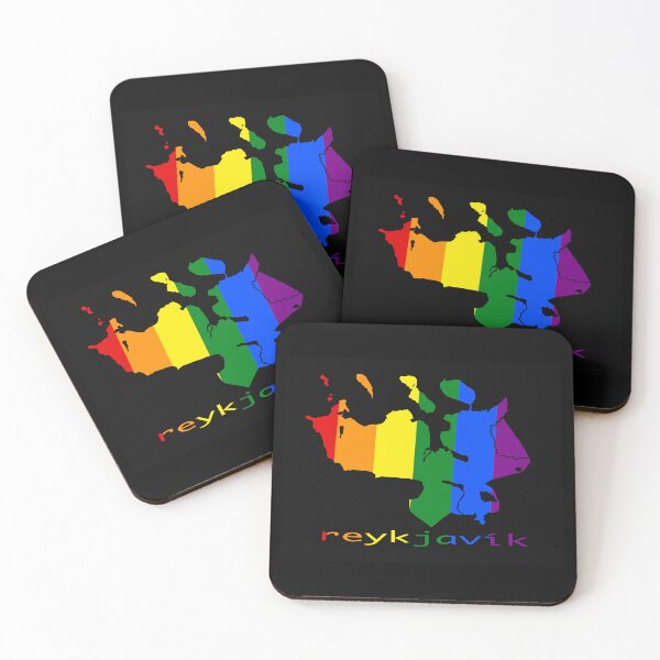 Item preview, Rainbow mAps -  Reykjavik designed and sold by Mirrafoto.