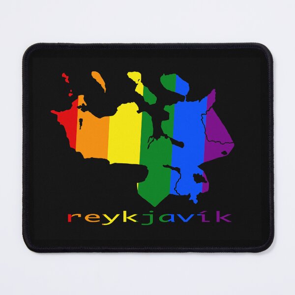 Item preview, Rainbow mAps -  Reykjavik designed and sold by Mirrafoto.